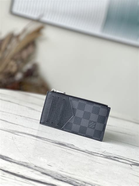 louis vuitton damier graphite card holder replica|Coin Card Holder Damier Graphite Canvas .